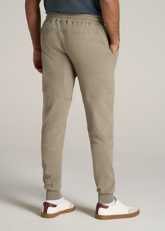 Wearever Fleece Joggers for Tall Men in Khaki