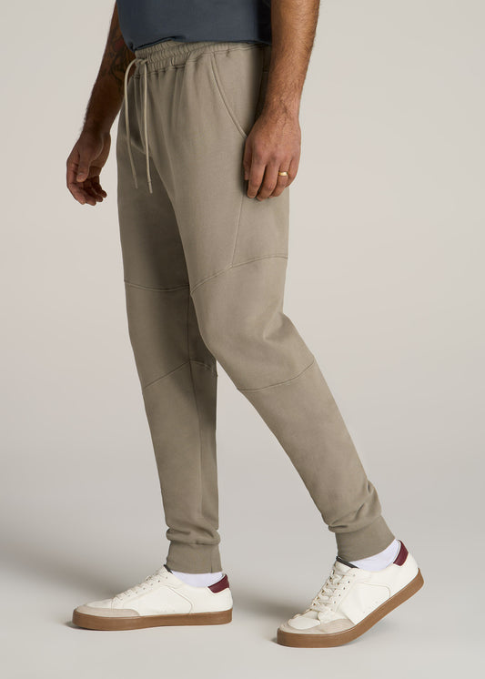 Wearever Fleece Joggers for Tall Men in Khaki