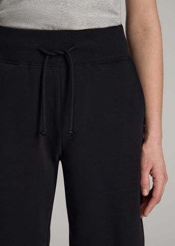 Wearever Oversized French Terry Joggers for Tall Women in Black