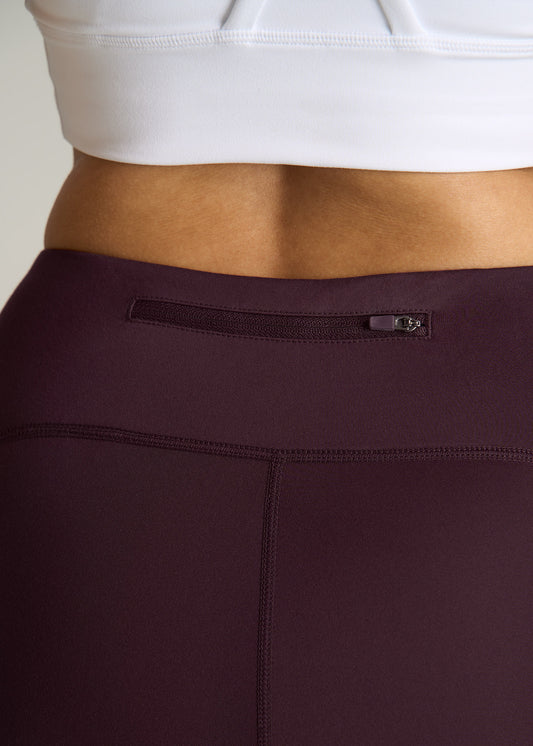 American-Tall-Women-Performance-Pocket-Tall-Leggings-Purple-Dahlia-detail