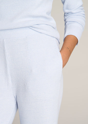 Wearever Fleece Open-Bottom Sweatpants for Tall Women in Grey Mix