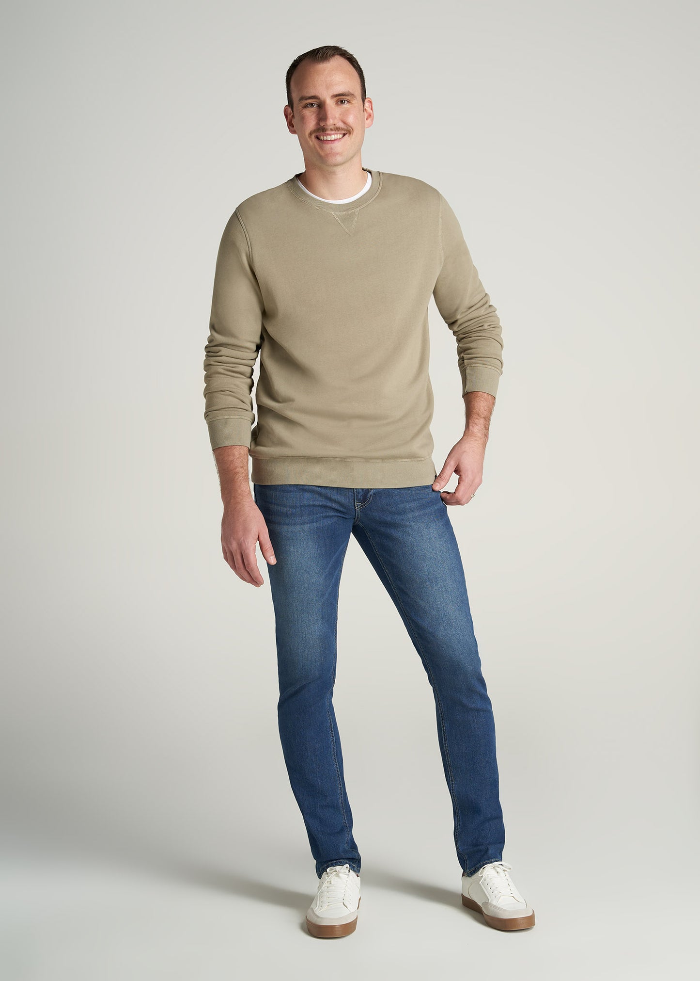 Carman TAPERED Jeans for Tall Men in Classic Blue