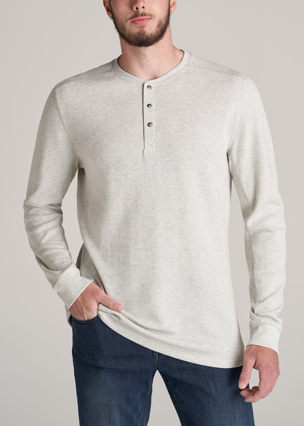 Tall Long Sleeve Shirts for Men 6'3