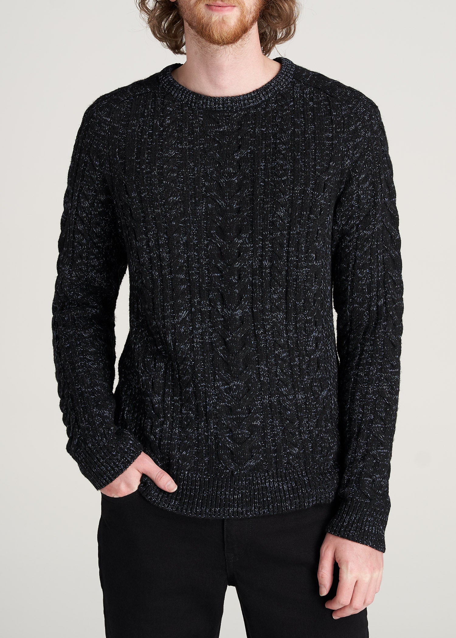 opstelling willekeurig Baars Heavy Cable Knit Tall Men's Sweater | American Tall