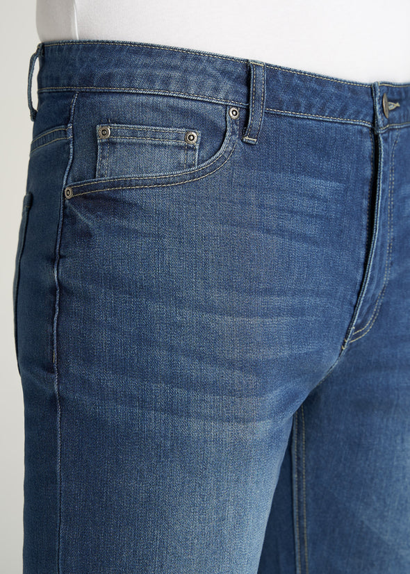 Classic Blue Straight-Leg Jeans for Tall Men | American Tall