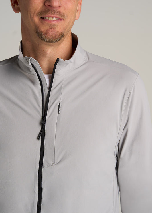     American-Tall-Men-Light-Weight-Track-Jacket-Light-Grey-detail