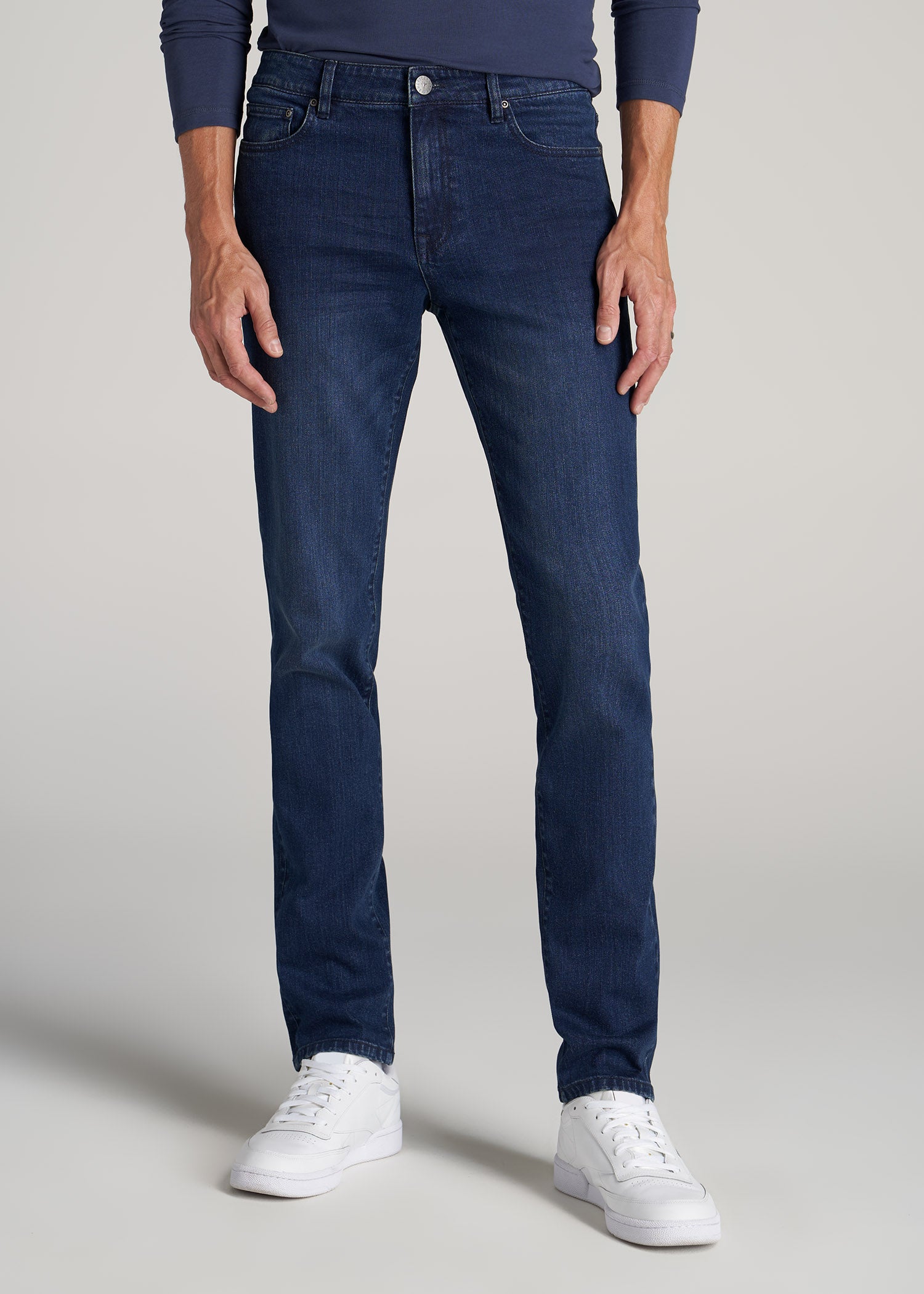 Carman Tapered Jeans For Tall Men California Blue