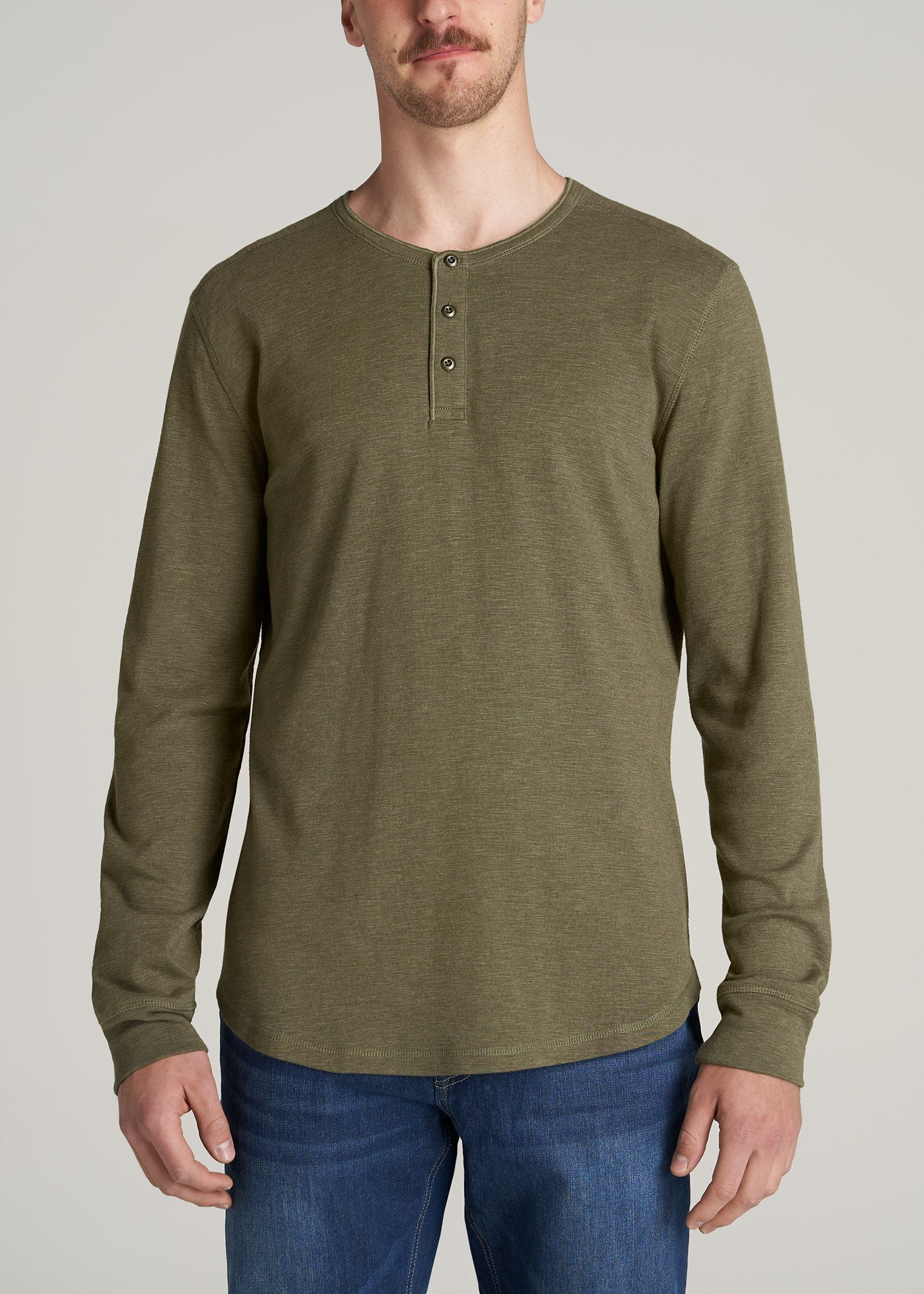 Tall Long Sleeve Shirts for Men 6'3