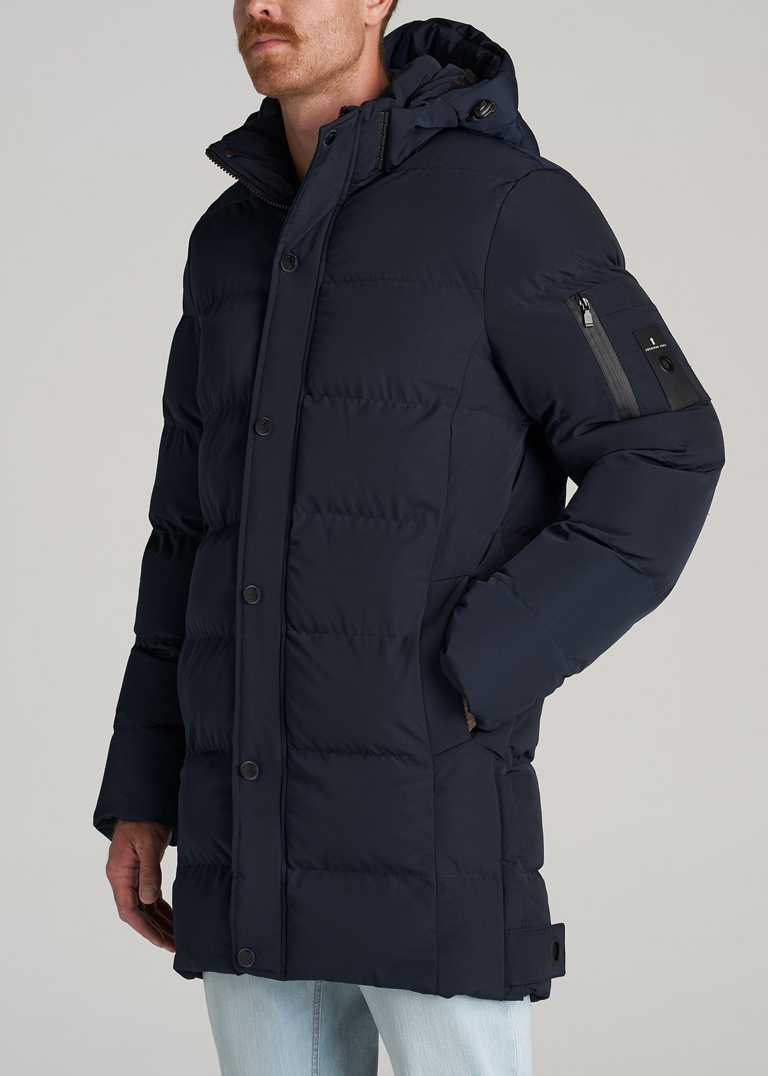 American Tall X Point Zero Long Quilted Men’s Tall Parka