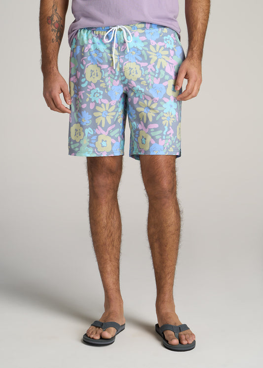 American-Tall-Men-Swim-Trunk-Pastel-Floral-front