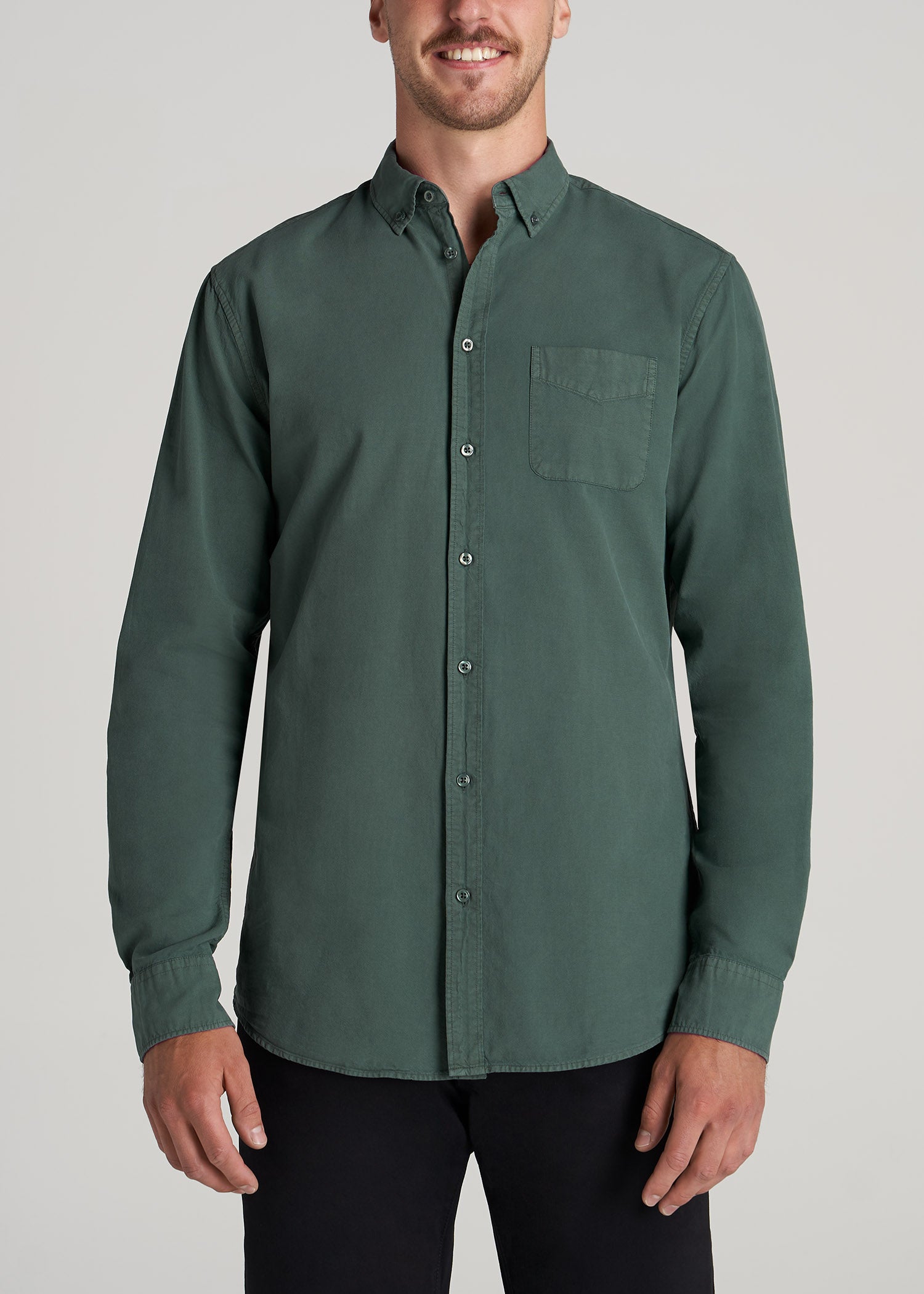 Washed Oxford Shirt for Tall Men | American Tall