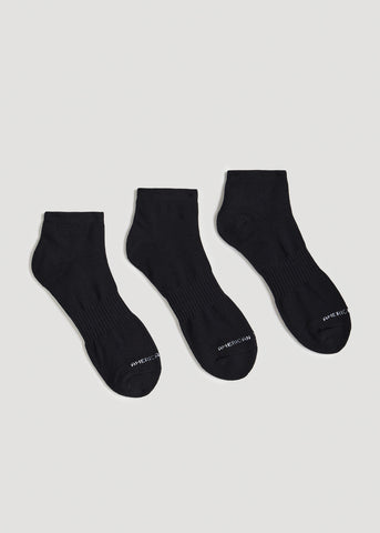 Men's Athletic Mid Ankle Socks (X-Large Size: 14-17)