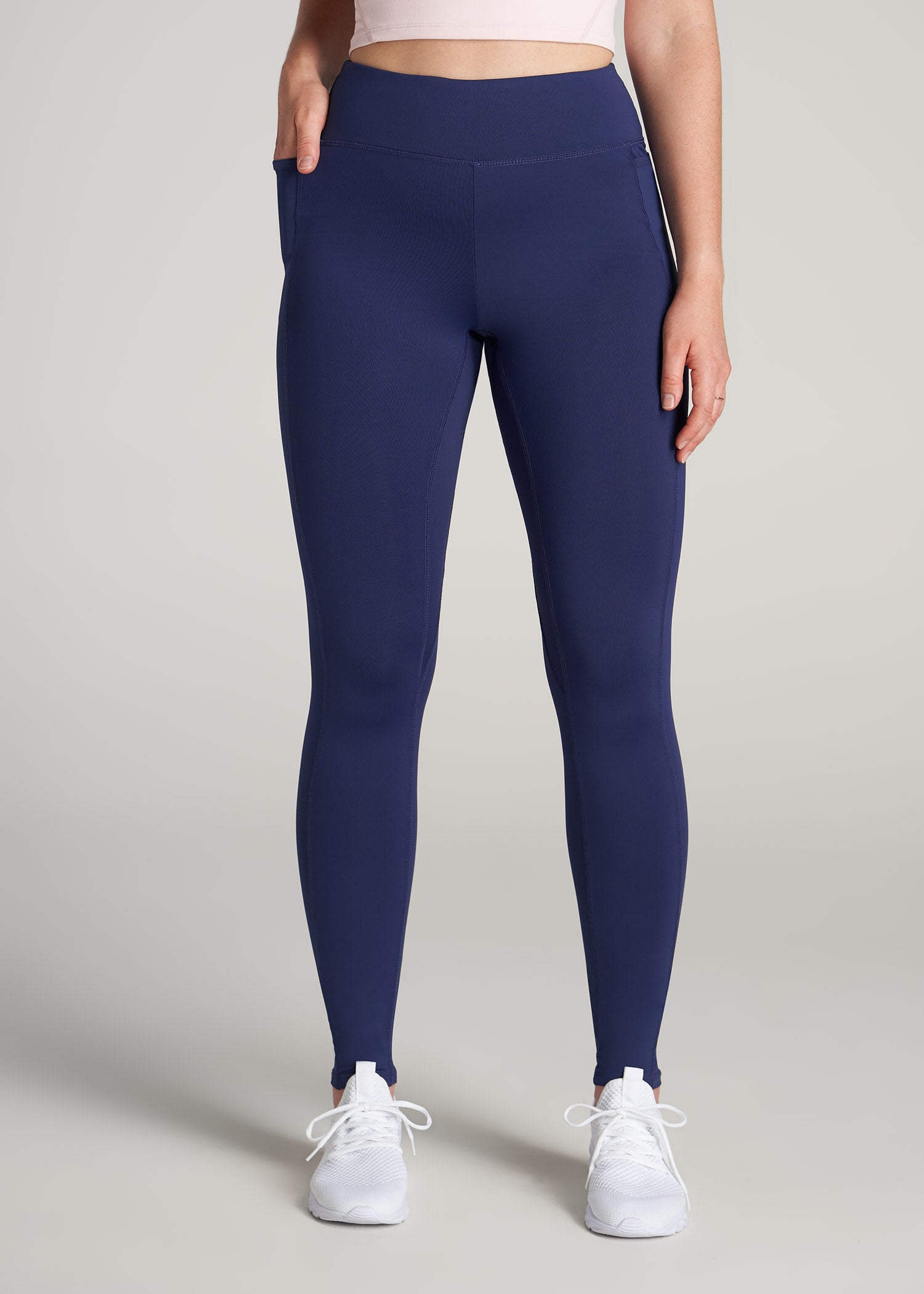 Tall Women's Legging With Pockets Navy