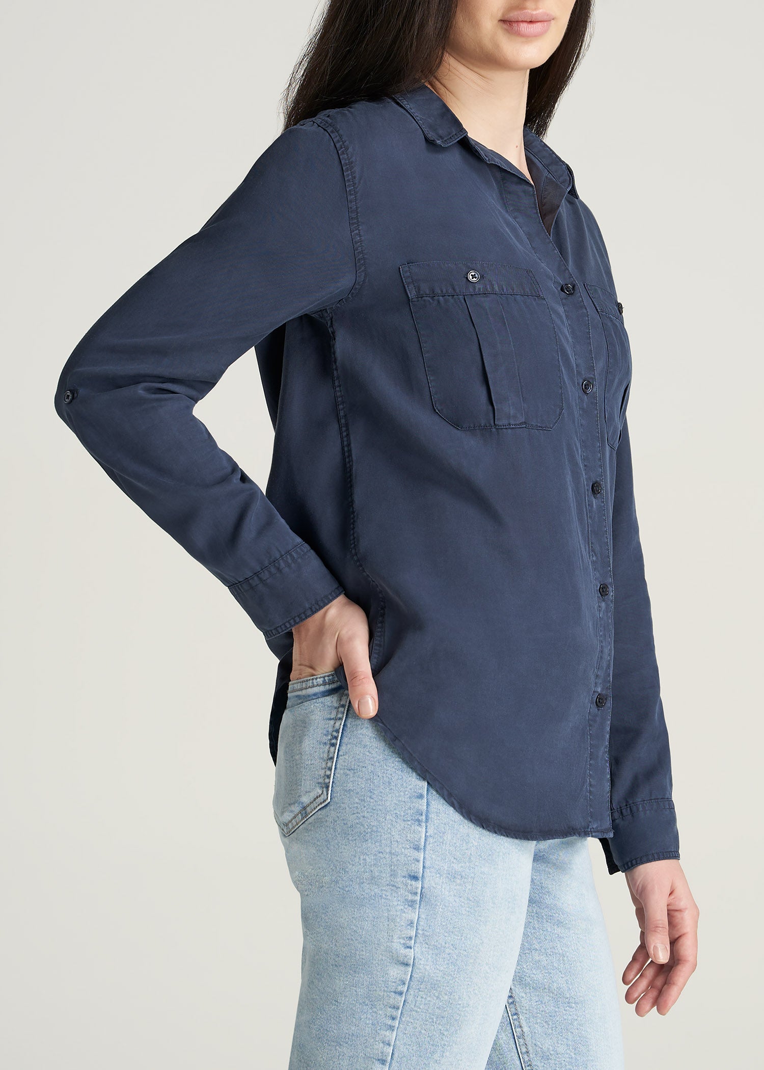 Tencel Classic Fit Women’s Tall Shirt | American Tall