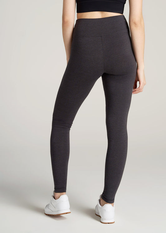    American-Tall-Women-Cotton-Leggings-Shadow-Grey-Mix-back