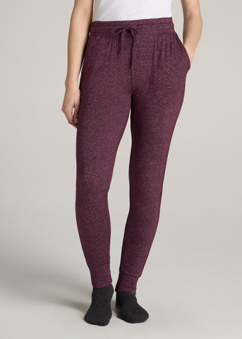 Women's Tall Wearever High-Waisted Garment-Dyed Sweatpants Smoked Mauve –  American Tall