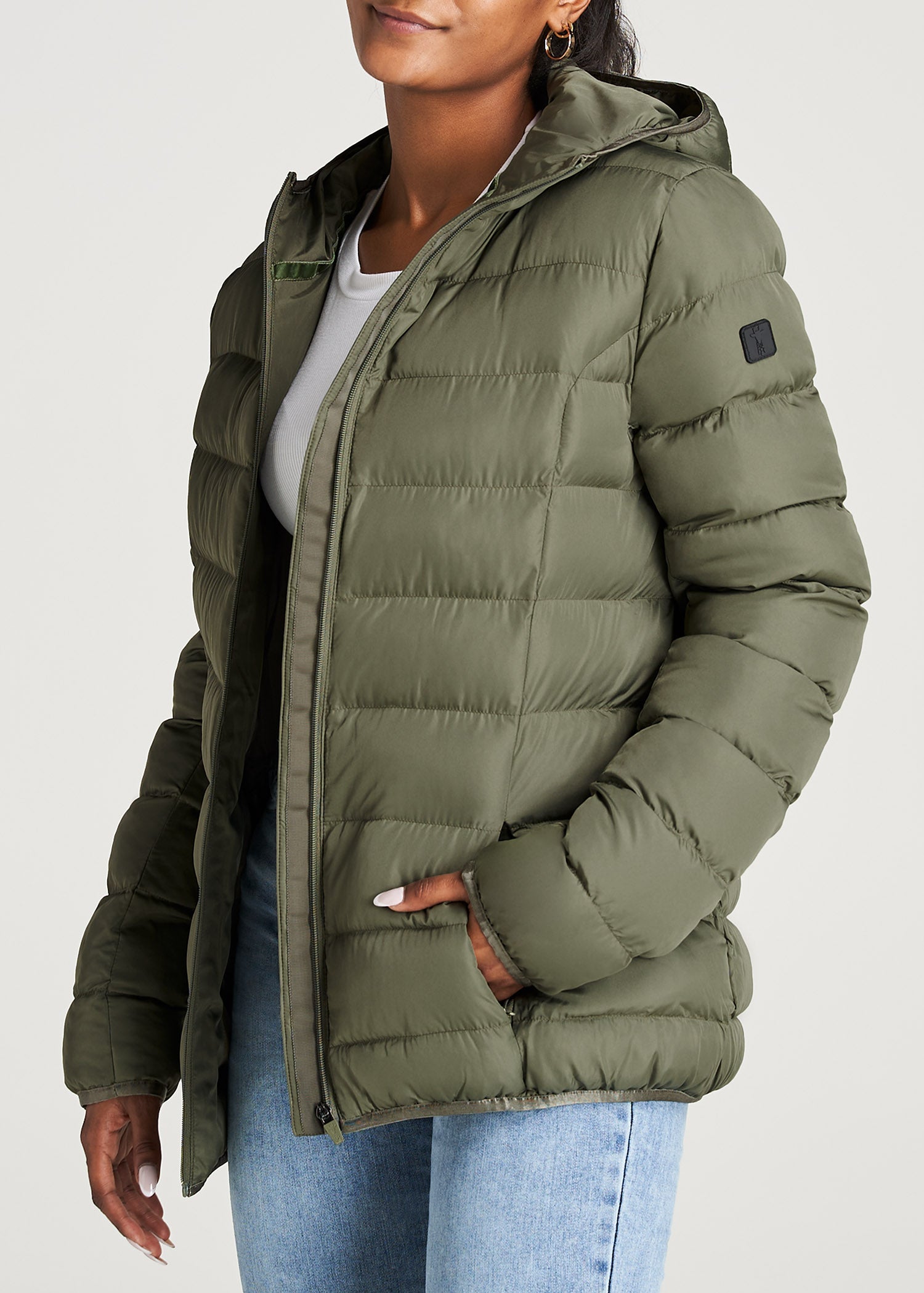 Women's Long Quilted Coat With Hood | lupon.gov.ph