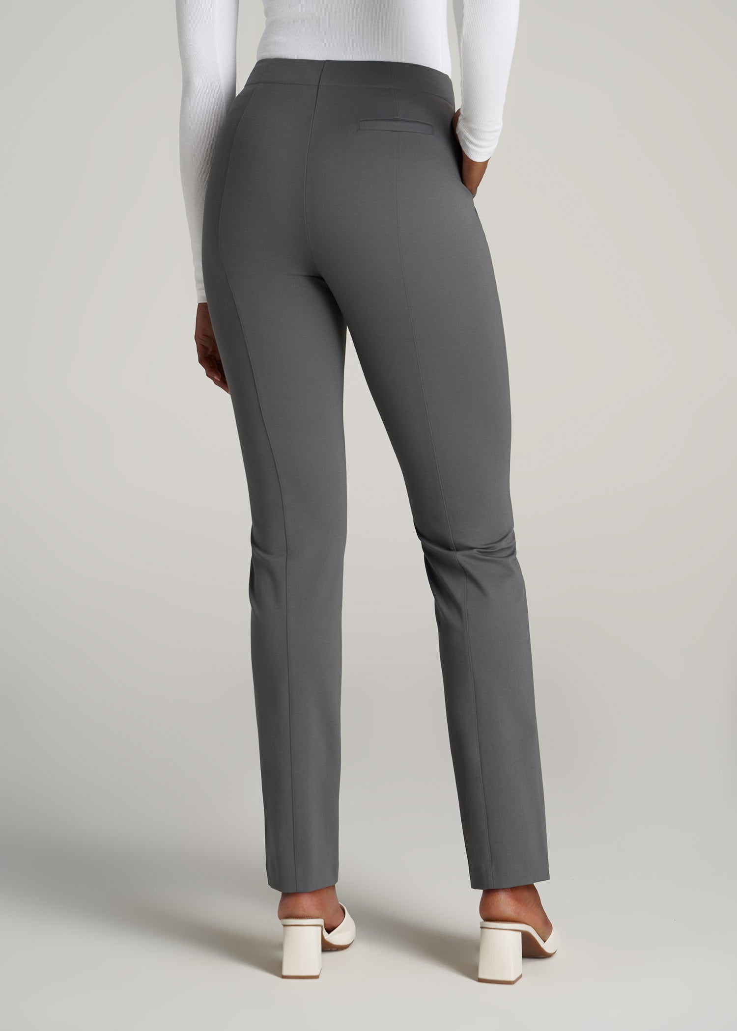 Bamans Women's Straight Leg Dress Pants with Pockets Business Casual  Trousers for Work : : Clothing, Shoes & Accessories