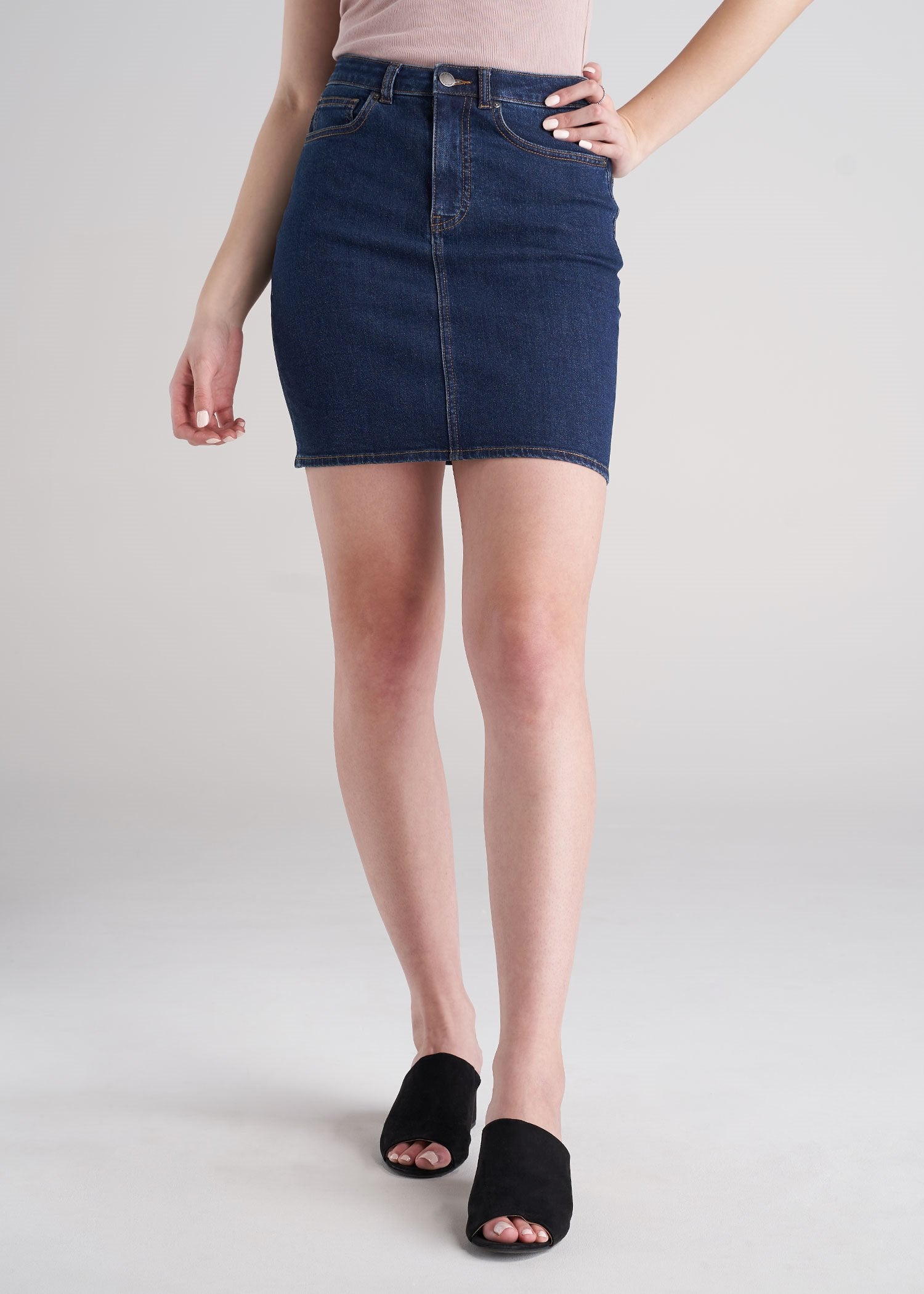 Classic Women's Tall Denim Skirt | American Tall