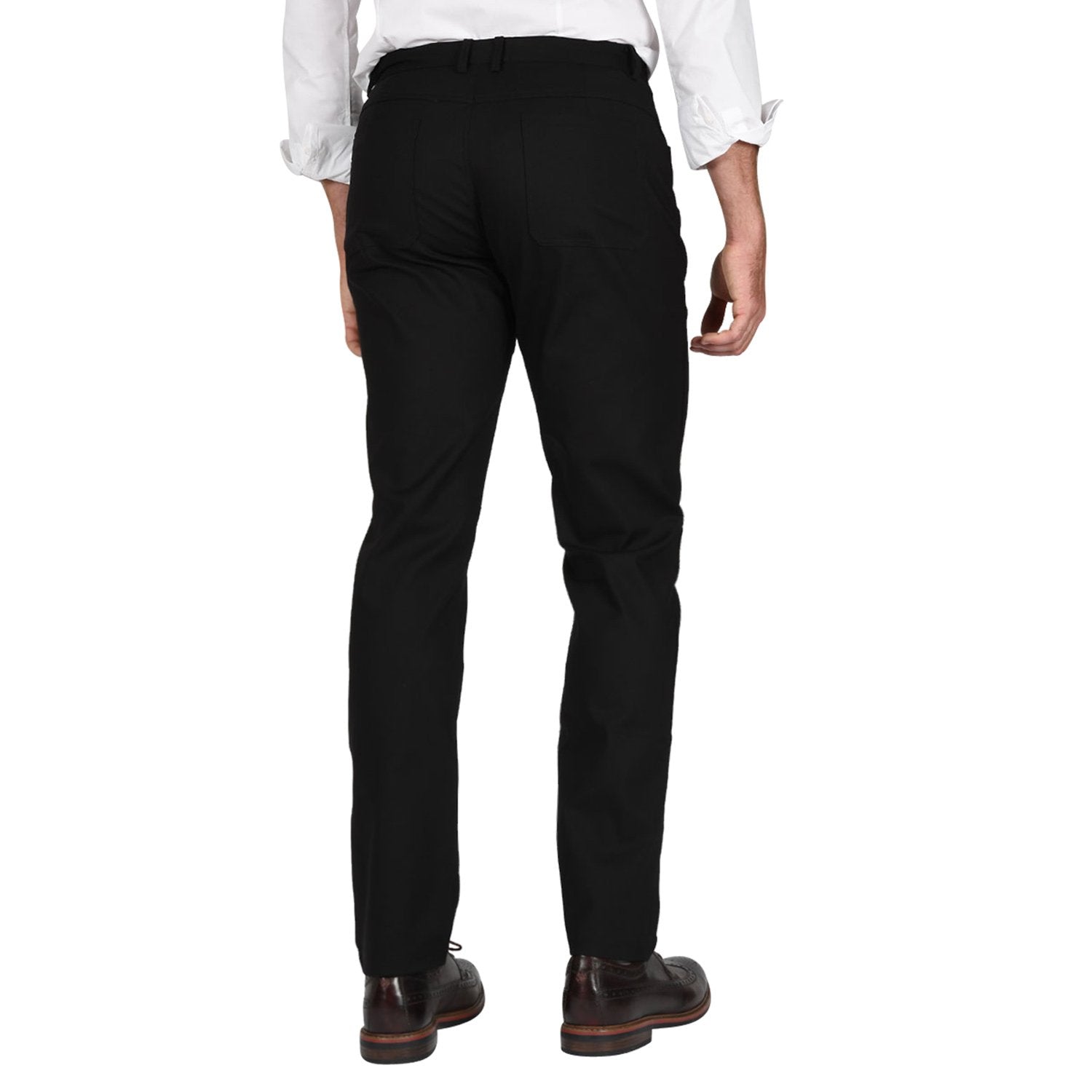 business casual men black pants