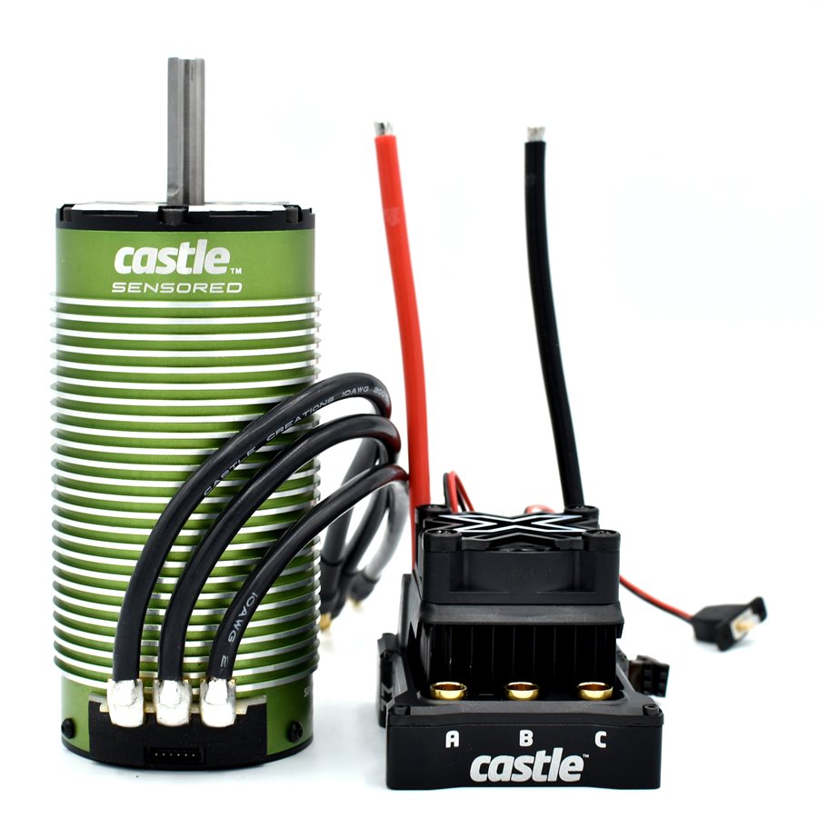 CASTLE CREATIONS MAMBA MONSTER X 8S, 33.6V ESC W/2028-800KV SENSORED MOTOR