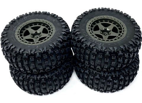 Arrma SENTON 4x4 3s BLX - TIRES & Wheels (tyres rims DBoots Fortress A –  Jennys RC LLC