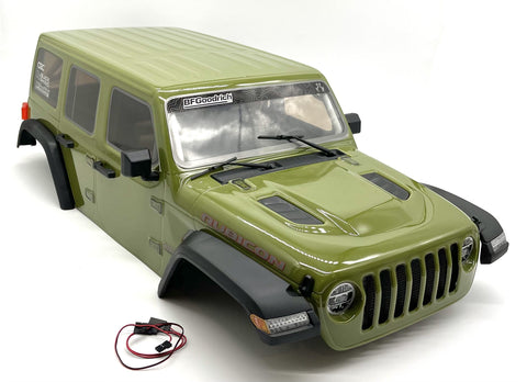 Axial SCX6 Jeep Wrangler BODY, w/ Interior, rollcage, exterior details –  Jennys RC LLC