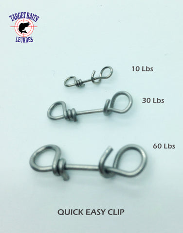 fishing clip easy and quick attachment for your leads and lures