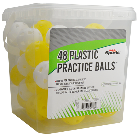 Pride Sports 42 Foam Practice Balls with Metal Basket