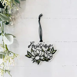 Louisiana Magnolia Ornament - NOLA T-Shirt of the Month Club