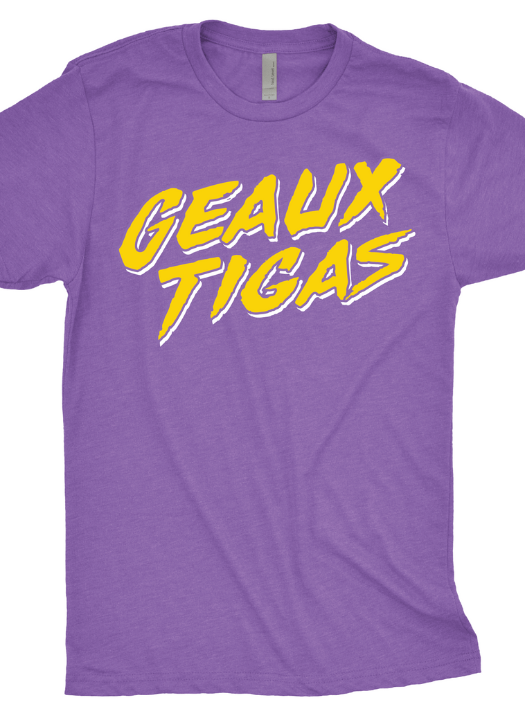 B&B Dry Goods Baseball Geaux Streauxs Star T-Shirt - Orange