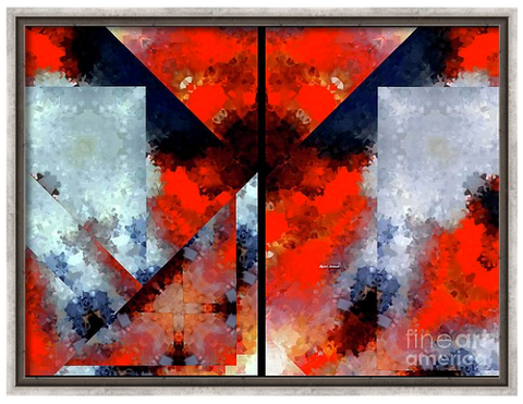 Abstract 475-476 Diptych by Rafael Salazar