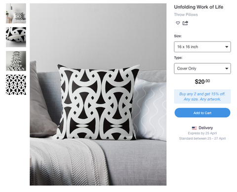 Shop Rafael Salazar - Home Decor Throw Pillows - Buy any 2 or more at 15% Off