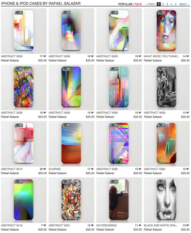 iPhone cover cases by Rafael Salazar