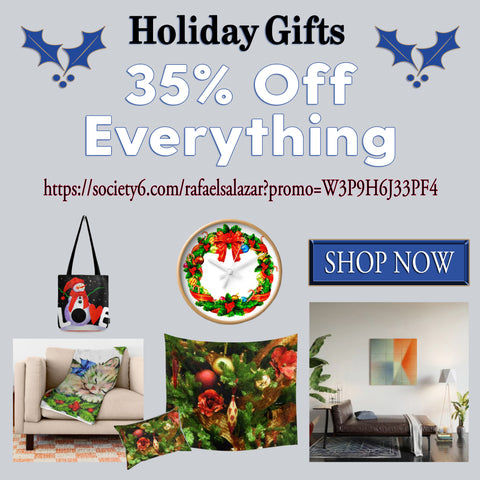 35% Off Everything at https://society6.com/RafaelSalazar