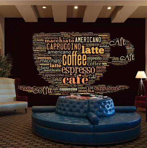 European Style Coffee Cup Letters Images Coffee Shop 