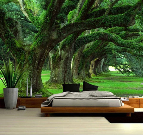 Home In Forest Wallpaper