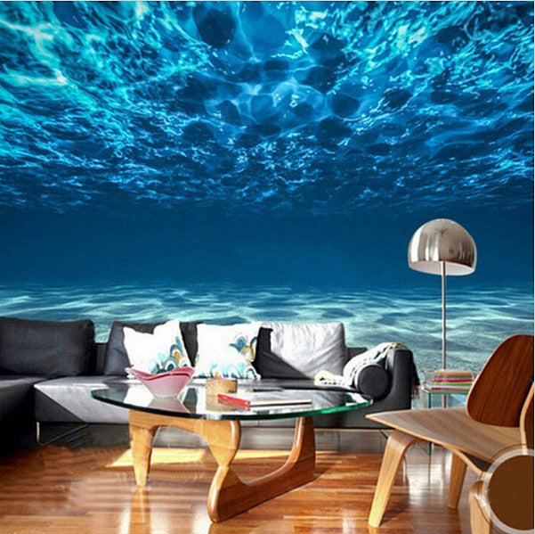 3D Underwater Deep Sea Theme Wallpaper for Walls Ocean