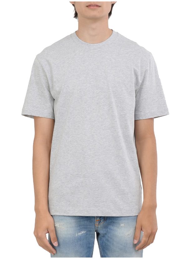 Single Jersey Tee in Light Grey Melange 