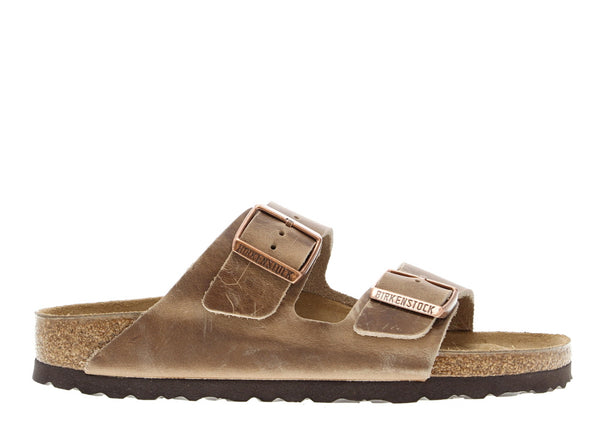 birkenstock arizona oiled leather tobacco brown