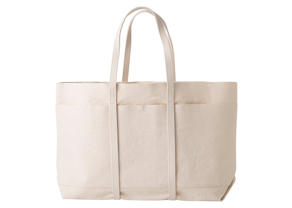 Amiacalva - Washed Canvas Tote (L) in White – gravitypope