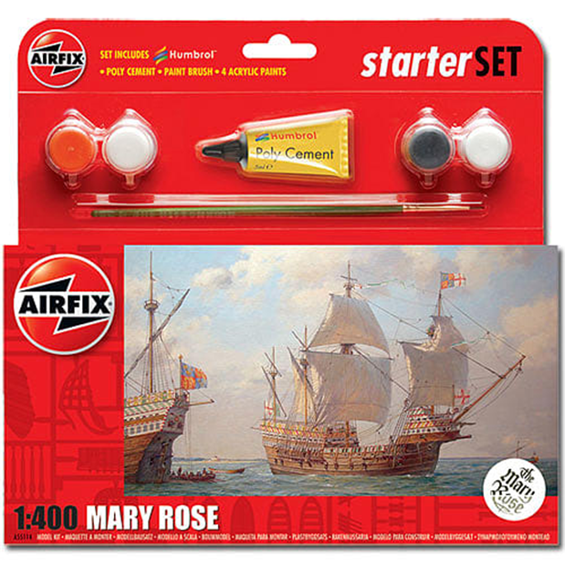 AIRFIX 1/400 Mary Rose Starter Set