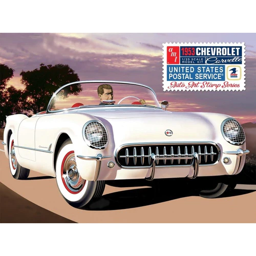 AMT 1/25 1953 Chevy Corvette (USPS Stamp Series)