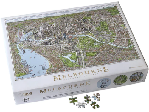 Melbourne Map Jigsaw Puzzle