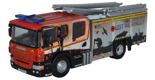 OXFORD 1/76 Humberside Fire and Rescue Pump Ladder