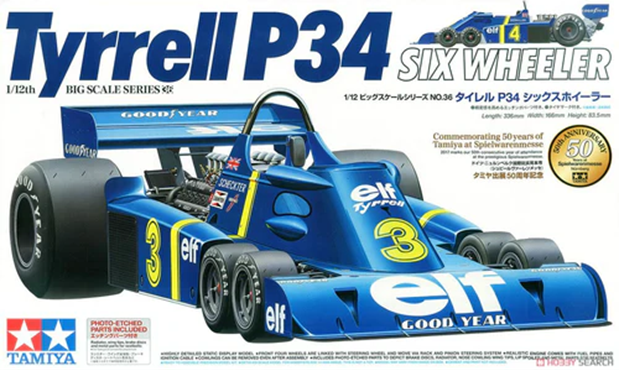 Unboxing TAMIYA Tyrrell P34 Six Wheeler: Japanese Grand Prix Edition