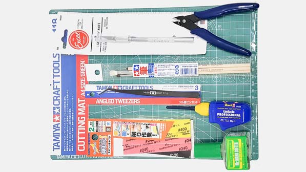 Basic Plastic Model Building Tools and Accessories collection