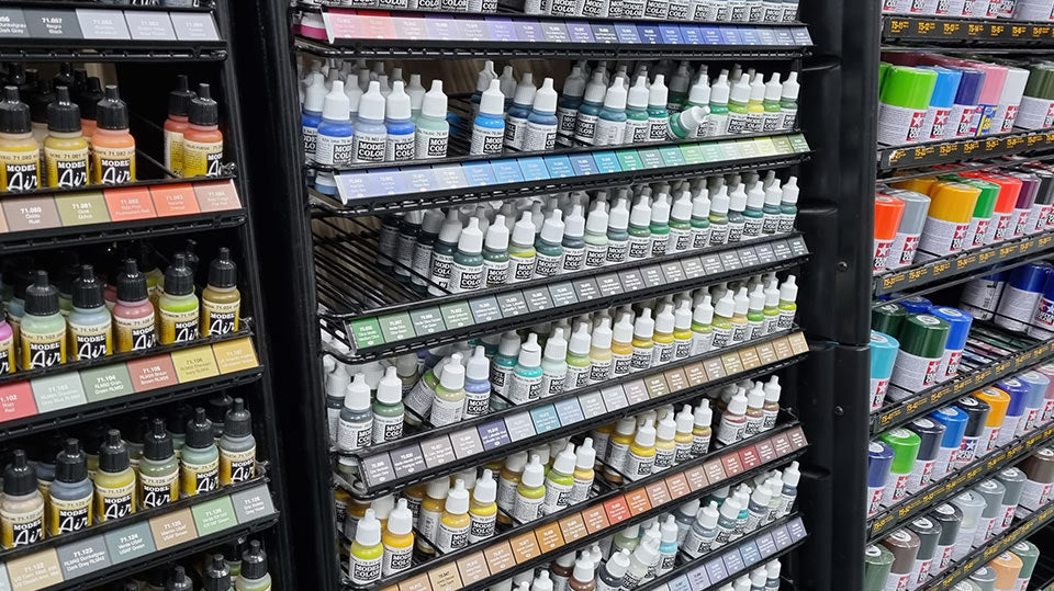 Acrylic Paints at Hearns Hobbies Melbourne