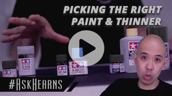 How To Pick The Right Paint & Thinners | TAMIYA | #askHearns