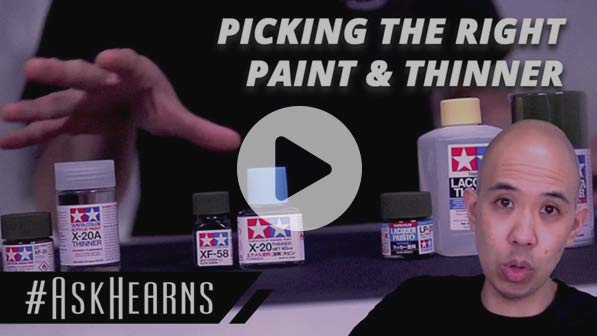 How To Pick The Right Paint & Thinners | TAMIYA | #askHearns